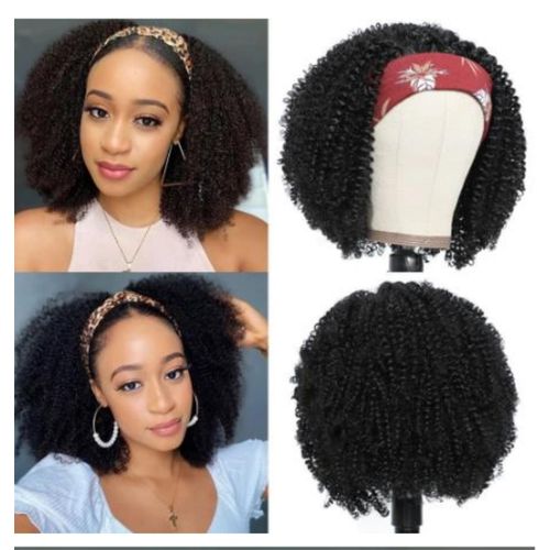 14" Kinky Synthetic Headband Wig +Free Gift Inside!