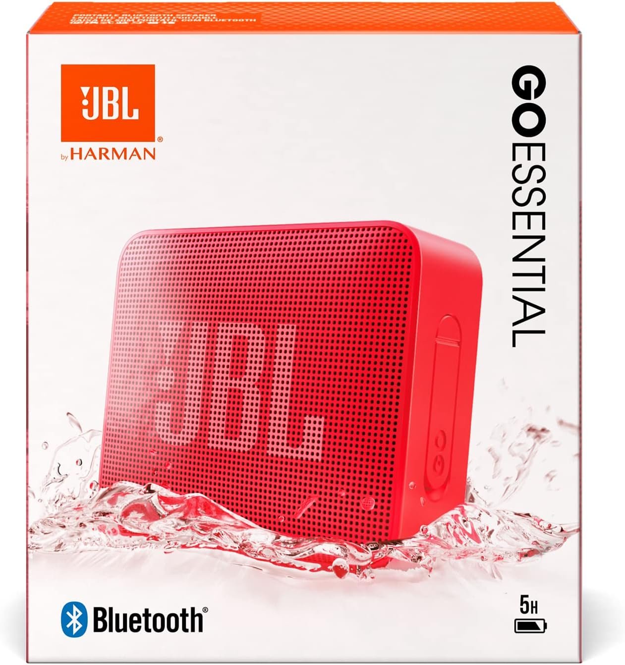 JBL Go Essential 2 Bluetooth Speaker-Red