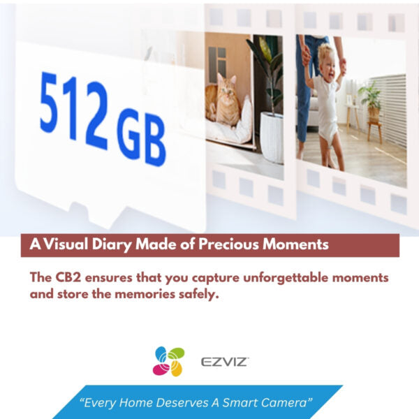 EZVIZ CB2-4G Smart Security Home Battery Camera