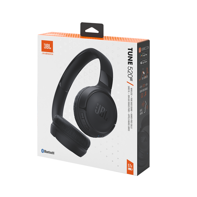JBL Tune 520BT Bluetooth Headset-Black