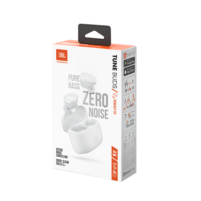 JBL Tune Buds Bluetooth Earbuds-White