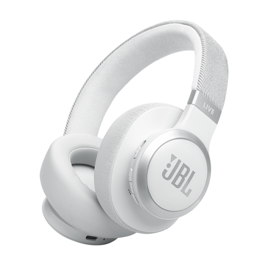 JBL Live 770NC Noise Cancelling Headphones-White