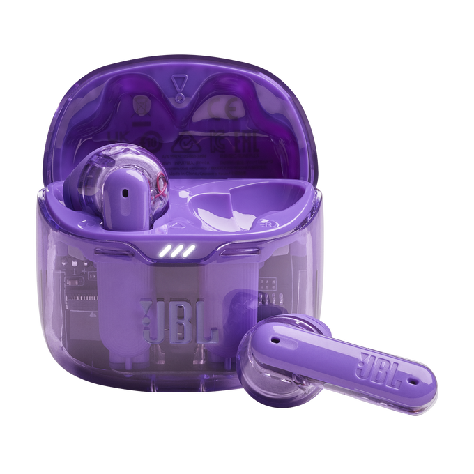 JBL Tune Flex Ghost Edition Earbuds-Purple