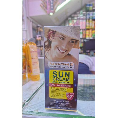 Fruit Of The Wokali High Protection SUNCREAM SPF60+ PA+++ UVA + UVB Protection