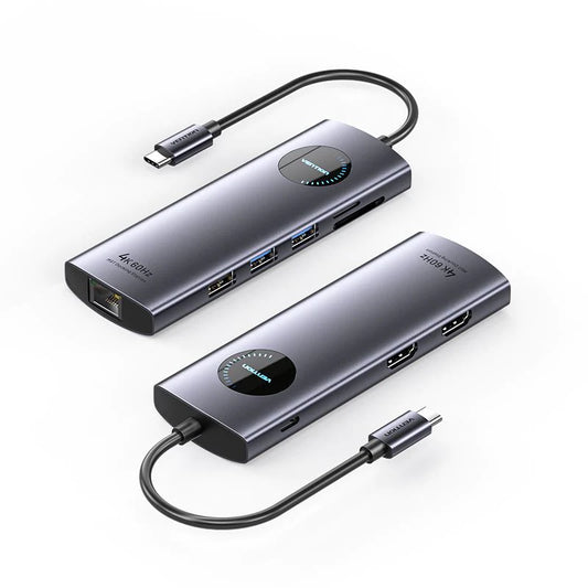Vention USB-C 9 In 1 Docking Station With 2 HDMI Ports-TQVHB