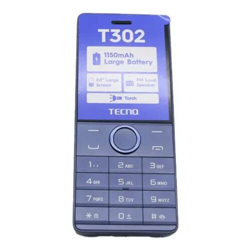 Tecno T302 1.8Inch 4MB RAM 4MB ROM 1150mAh