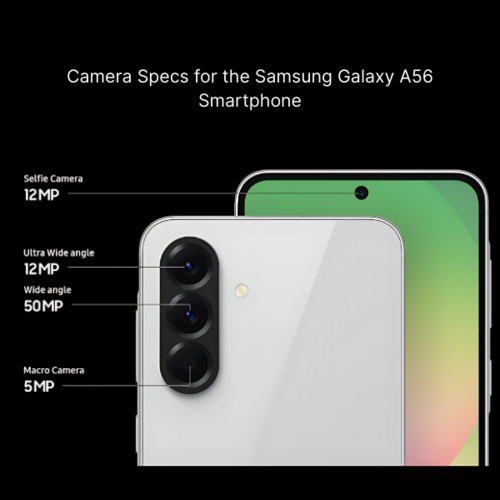 Samsung Galaxy A56 5G, 8GB RAM, 256GB Storage, Dual SIM