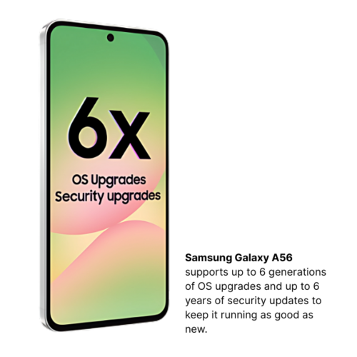 Samsung Galaxy A56 5G, 8GB RAM, 256GB Storage, Dual SIM