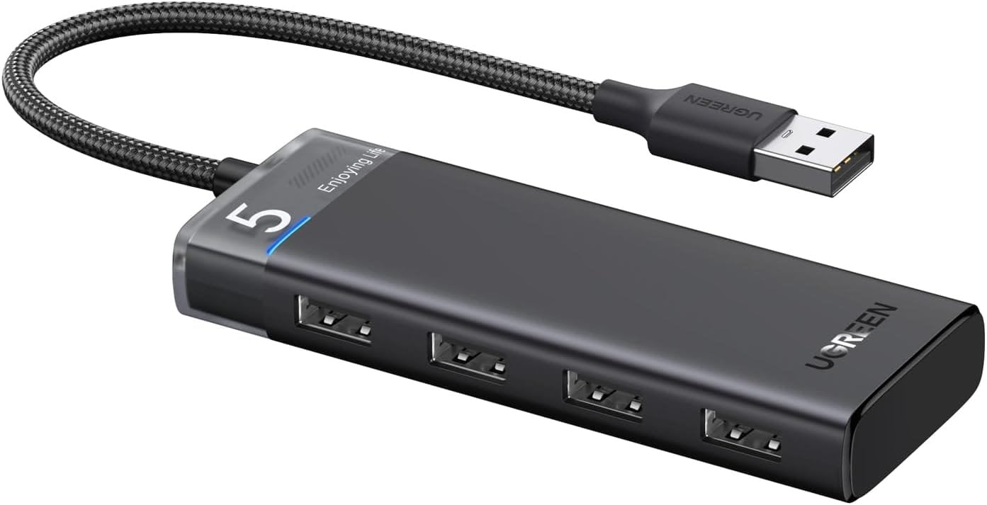 UGREEN 15548 4-Port USB 3.0 HUB with USB C Power Supply