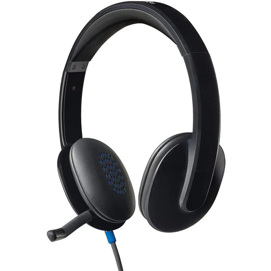 Logitech H540 USB Computer Headset with Noise-Canceling Mic