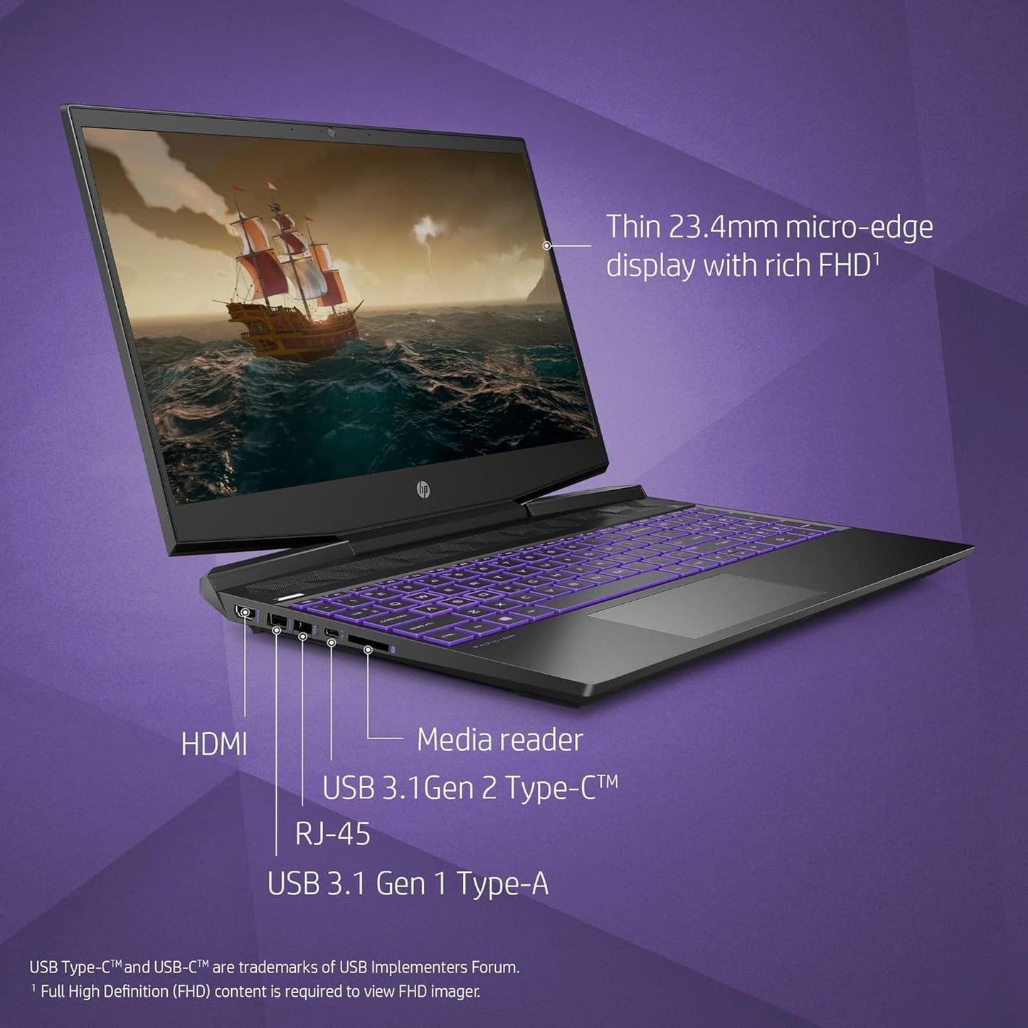 HP Pavilion Gaming 15 11th Gen Intel Core i5 11th Generation 15.6 Inch 144Hz FHD Gaming Laptop 8GB RAM 512GB SSD 4GB GTX 1650 Graphics