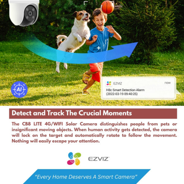 EZVIZ CB8 LITE 4G-WIFI Solar Camera