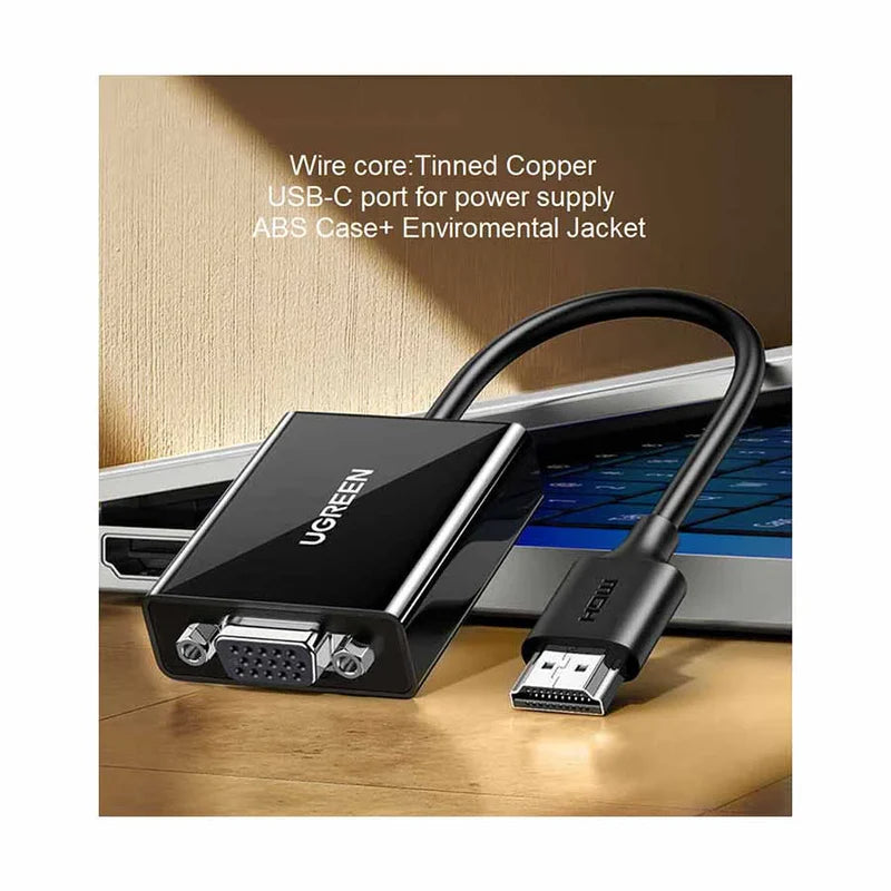 UGREEN CM6101 HDMI to VGA converter without Audio (with Power Port) 90813