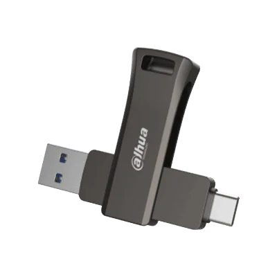 Dahua 128 GB Dual Drive USB 3.2 Gen 1 Gray Metal Case - Type A & Type C Interface
