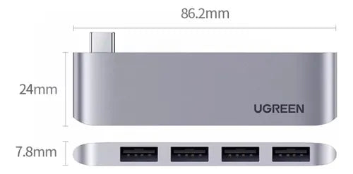 UGREEN 4-in-1 USB-C to 4 Ports USB 3.0 USB Hub