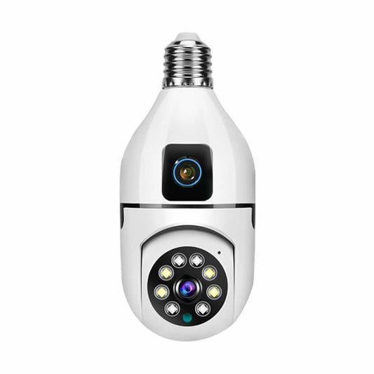 Double Lens PTZ Bulb WiFi Camera – DPTZBW03