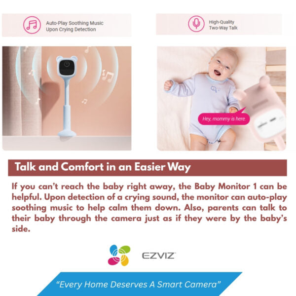 EZVIZ BM1 Baby Monitor Battery Camera