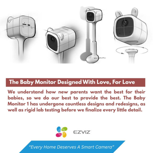 EZVIZ BM1 Baby Monitor Battery Camera
