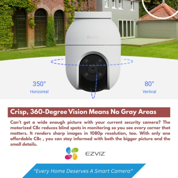 EZVIZ C8C OUTDOOR WIFI CAMERA