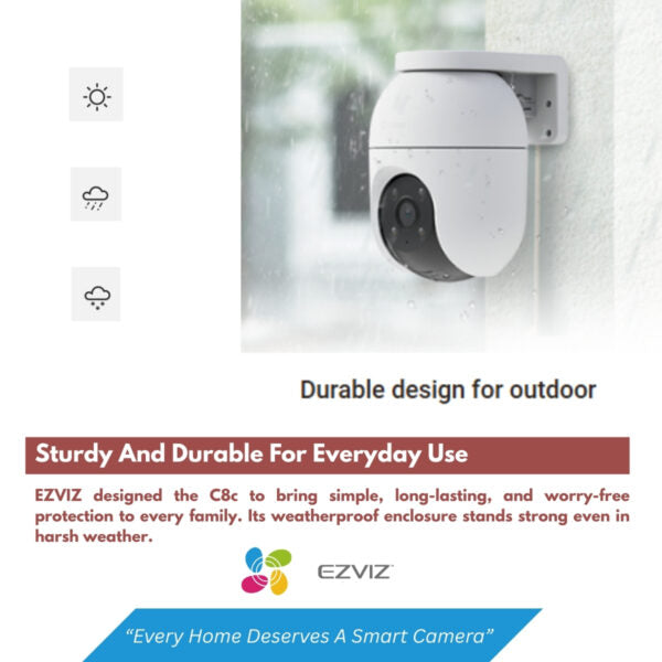 EZVIZ C8C OUTDOOR WIFI CAMERA