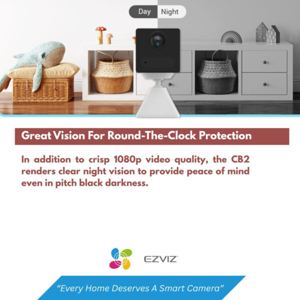 EZVIZ CB2-4G Smart Security Home Battery Camera