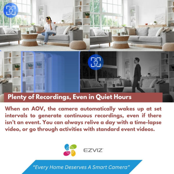 EZVIZ CB2-4G Smart Security Home Battery Camera