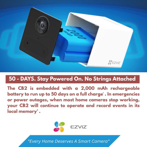 EZVIZ CB2-4G Smart Security Home Battery Camera