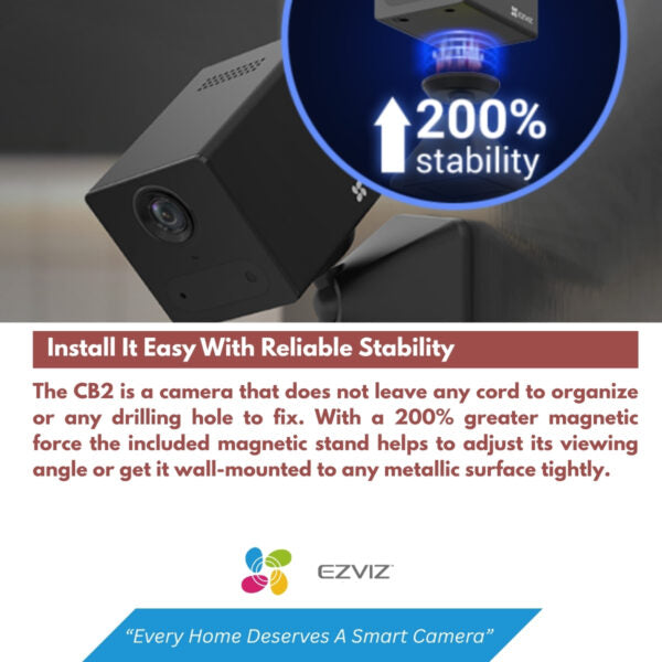 EZVIZ CB2-4G Smart Security Home Battery Camera