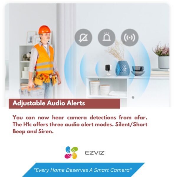 EZVIZ H1C SMART HOME WIFI SECURITY CAMERA