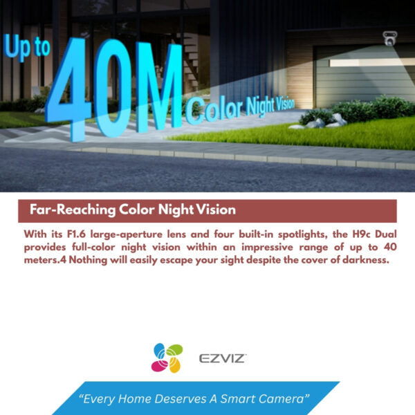 EZVIZ H9c DUAL 2K OUTDOOR WIFI CAMERA