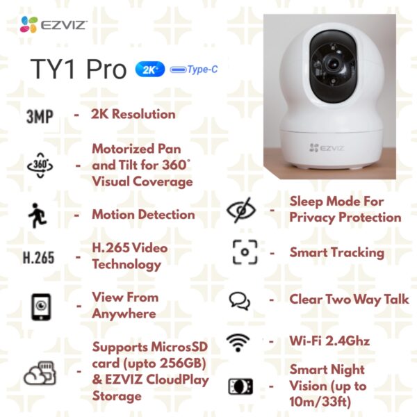 EZVIZ TY1 Smart Security Home Camera