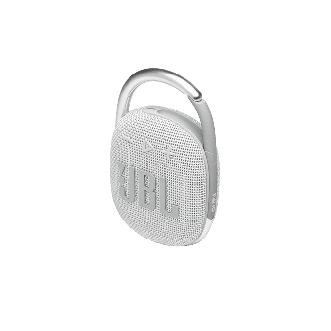 JBL Clip 4 Bluetooth Speaker-White