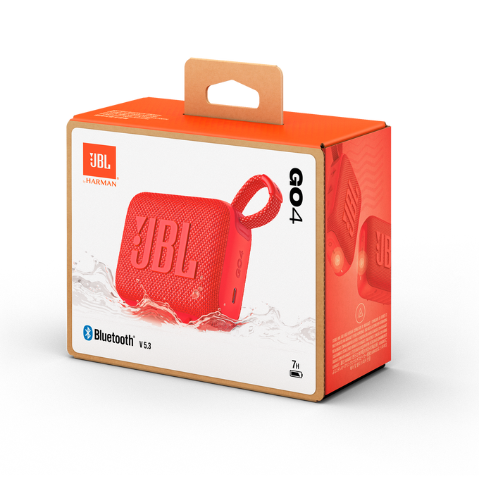JBL Go 4 Bluetooth Speaker-Red