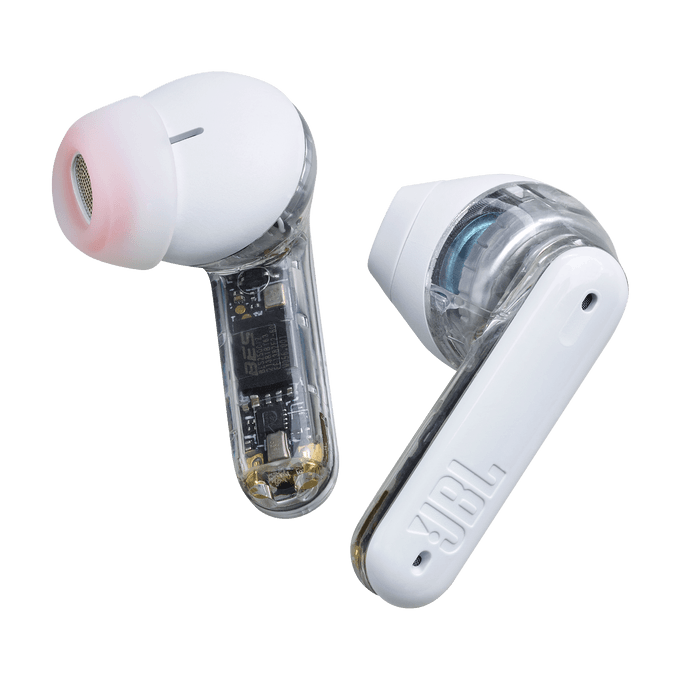 JBL Tune Flex Ghost Edition Earbuds-White