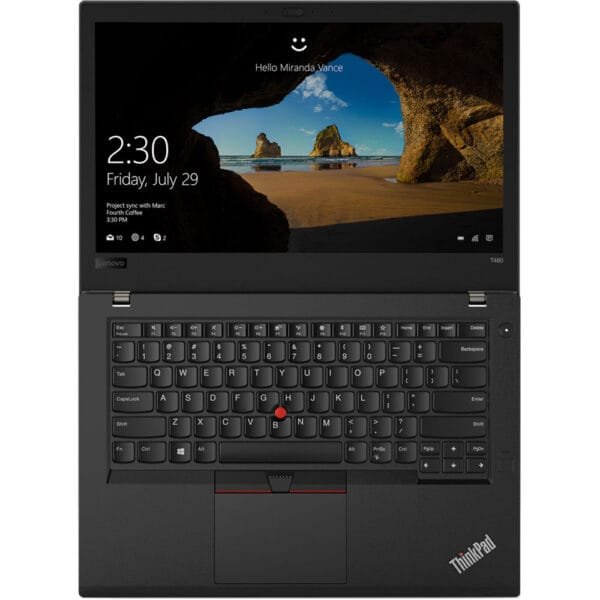 Lenovo ThinkPad T480 Intel Core i7 8th Gen 16GB RAM 256GB SSD 14 Inches HD Monitor