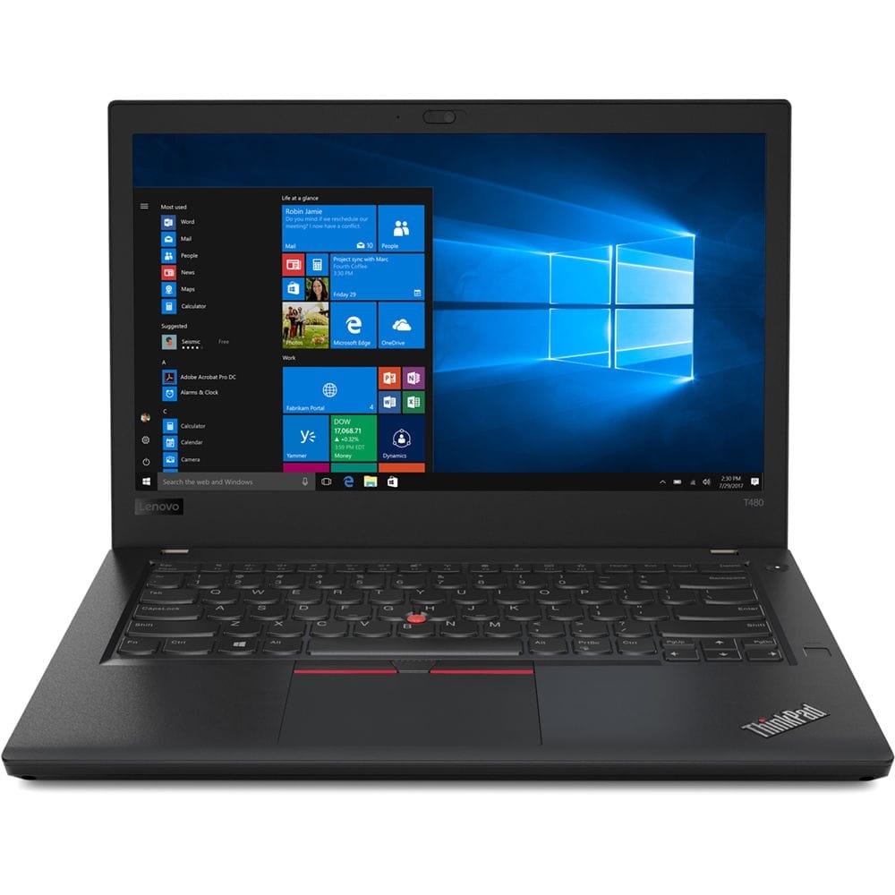 Lenovo ThinkPad T480 Intel Core i7 8th Gen 16GB RAM 256GB SSD 14 Inches HD Monitor
