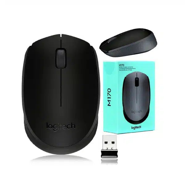 Logitech M170 Wireless Mouse - Black