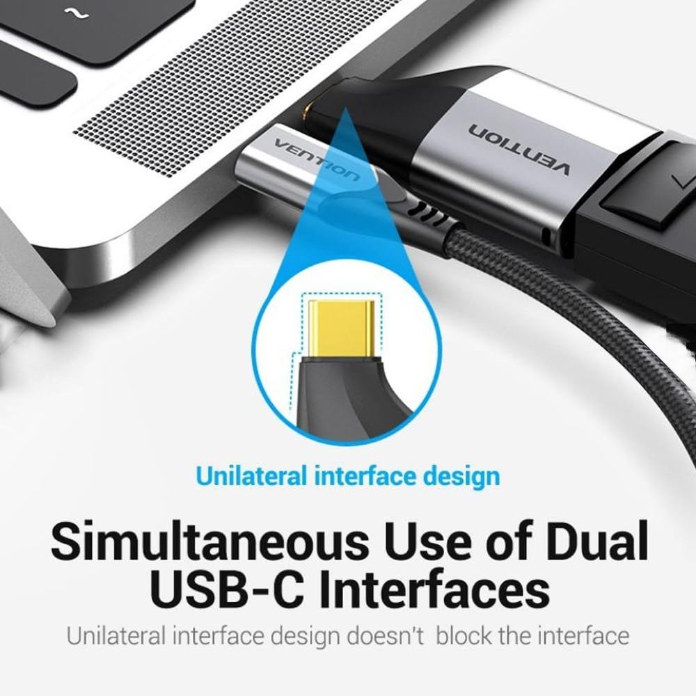 Vention TCCH0 Type C to DP adapter (Gray)