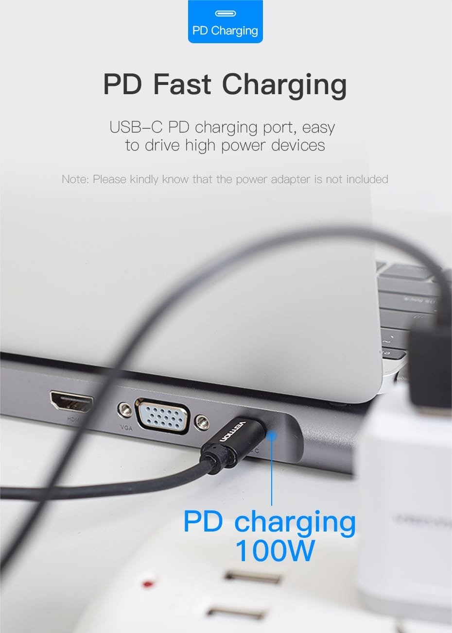 Vention THTHC Type C 11 in 1 Docking Station