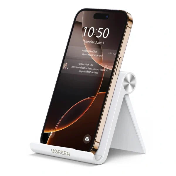 UGREEN LP106 30285 Portable Cell Phone Stand Holder- White