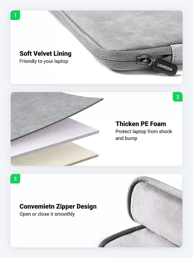 UGREEN LP187 13 Inch Laptop Sleeve Case - 60985