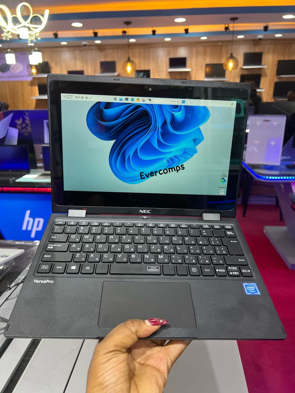 NEC VersaPro VEE11R5 X360 Intel Celeron N4120  4GB RAM 64GB ROM 11" Touchscreen Display