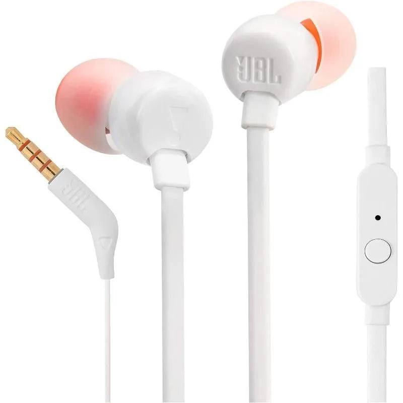 JBL Tune 110 Bluetooth Earphones-White
