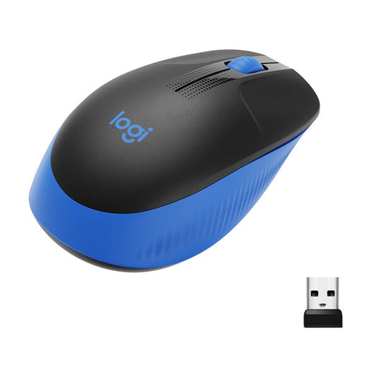Logitech Wireless Mouse M191 Full Size Mouse - Blue