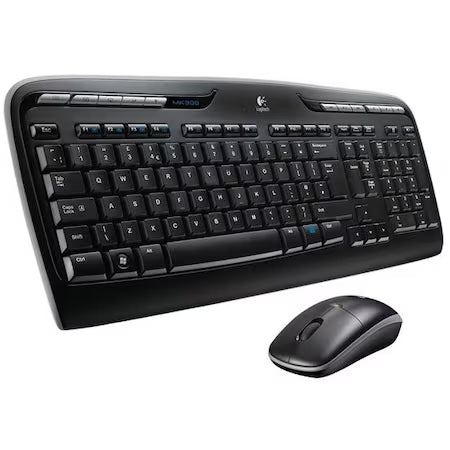 Logitech MK330 Wireless Keyboard & Mouse Combo - Black