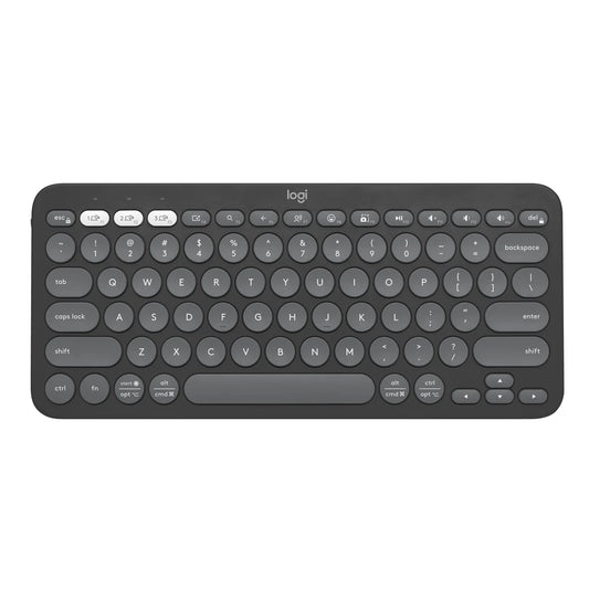 Logitech K380S Multi-Device Bluetooth Keyboard - Tonal Graphite