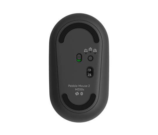 Logitech M350S Pebble 2 Bluetooth Mouse - Tonal Graphite (Dongles)