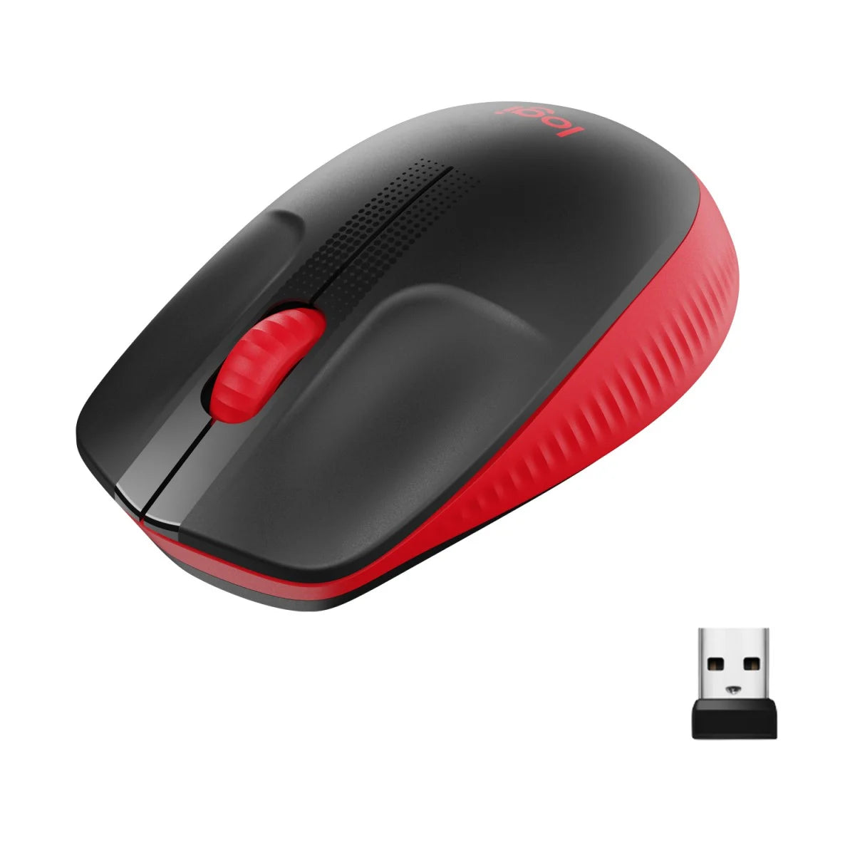 Logitech M190 Wireless Mouse - Red