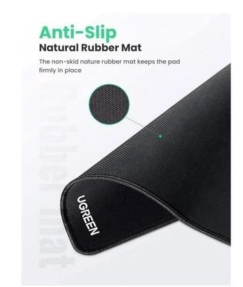 UGREEN MOUSE PAD LP575 90563 ANTI-SLIP RUBBER MOUSEPAD (29 x 22.5 cm)