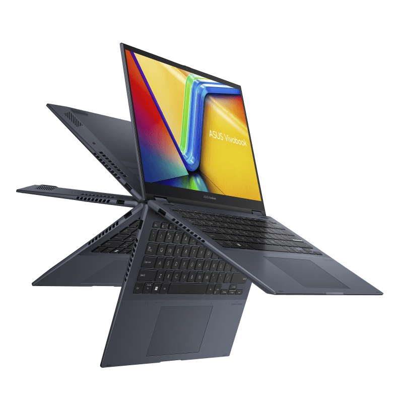 ASUS Vivobook S 14 Flip (TP3402ZA) Core™ i5-12700H 2.3 GHz (24M Cache, up to 4.7 GHz, 6P+8E cores) 8GB Ram 1TB SSD 14-inch 2K Touchscreen Display